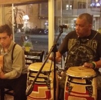 Congo, Guitar, and Vocals at Muse on 8th for Original Music Open Mic (OM2)